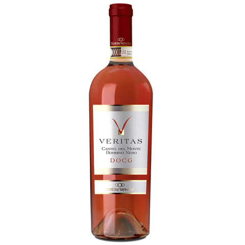 Torrevento Veritas Castel del Monte Bombino Nero DOCG Italian Rose` Wine