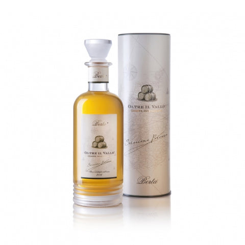 Berta Oltre Il Vallo Grappa Aged Whisky Barrel Italian Grappa